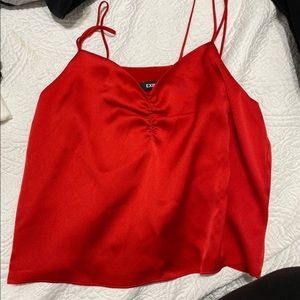 Cropped Satin Blouse